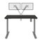 Bestar Bestar Upstand 48W x 24D Standing Desk with Dual Monitor Arm in deep grey 175860-000032 - alternate 4
